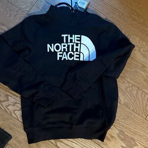 The North Face Black Sweatshirt with White Logo